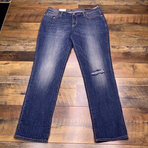 Old Navy Boyfriend Straight Jeans Womens 12 Regular Stretch New